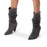 Kurt Geiger - Carvela Scrunch Grey boots Image 9