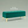 Storage bench, load capacity up to 120 kg, 120 x 44 x 44.5 cm, Green Image 5
