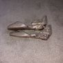 Girls/women gold shoes size 6 Image 3