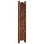 Hand carved 3-Panel Room Divider Brown 120x165 cm Solid Mango Wood Image 7