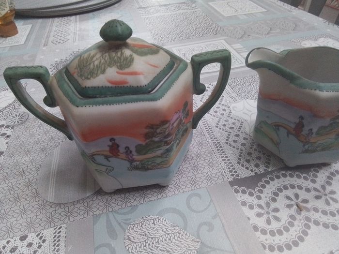 Nippon Noritake Sugar & Creamer