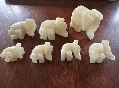 Elephants X 7 (onyx)