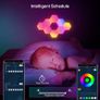 Hexagon LED Lights 8 Pack Hex Wall Light RGB Gaming Panels Hexagonal Smart Lighting Panel Sync to Music for Room Bar Gaming Setup Bedroom Image 5