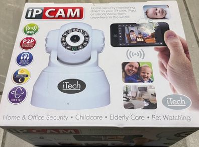 iP wifi camera iTech iPhone ipad smartphone controlled intercom home security monitoring