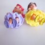 Disney Princess Mini Toddler Ariel  and Belle Sparkly Dress  3" Dolls Image 5