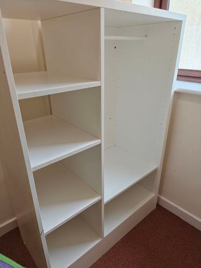 open wardrobe