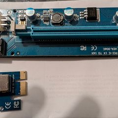 PCI Express x1 small to large adapter