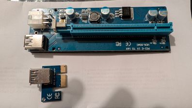PCI Express x1 small to large adapter