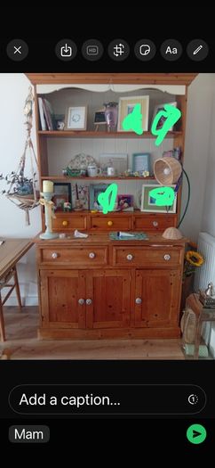 Pine Dresser and hall stand