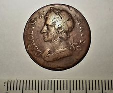England 1675 Charles II Farthing (Carolvs . A . Carolo)