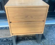 As New - Beautiful 2 Drawer Bedside Locker - Table - Can Deliver