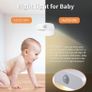LED Motion Sensor Night Light, [4 Pack] Stick-On Night Light by Battery Powered, Stair Sensor Lights Indoors, Auto/ON/Off Light for Toilet, Hallway, Closet, Kitchen, Children's Room, Warm White light (FREE POSTAGE) Image 2