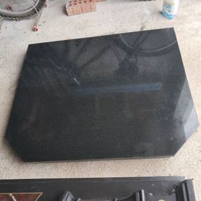 Black Marble Fireplace Base