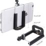 Camera Phone Tripod, 42 Inch Lightweight Aluminum Phone Tripod, Travel Tripod for Cellphone and Camera + Universal Smartphone Tripod Holder Mount + Carrying Bag Image 3