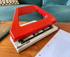 Retro Large Working Velos Perforex 420 Paper Punch 32 cm