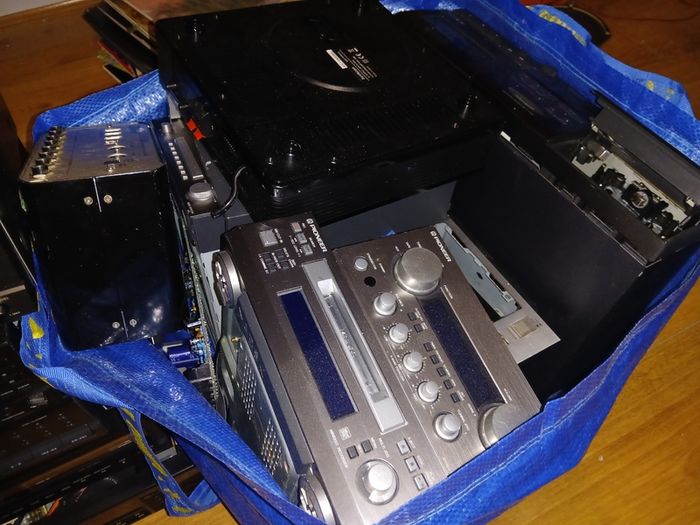 Old audio and electronic parts
