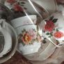 21piece miss match china tea set Image 10