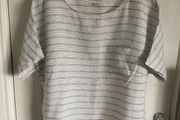 Farhi ladies linen striped top