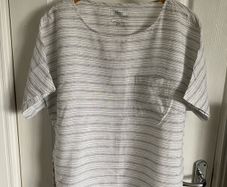 Farhi ladies linen striped top