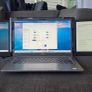Triple Screen Laptop Extender Dual 13.3" FHD Right Hinge Damaged Screens Working Image 4