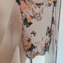 Beige butterflies lovely blouse size UK16 EU44 Postage included Image 2
