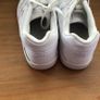 Nike Ladies Triple White Air Force Ones Low Top Trainers Size 6.5 Image 5