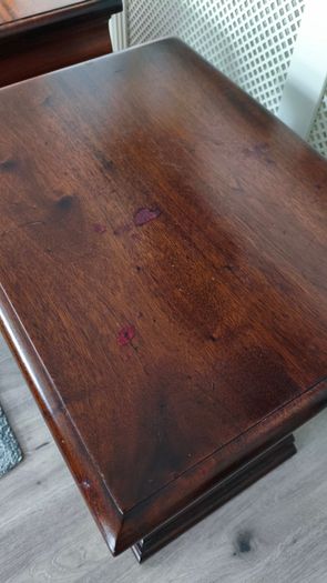 Pair of Solid Wood Bedside Lockers