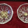 Killarney Crystal Cut Crystal Glass With Number 50 Lidded Jewelry Dish / Bowl With 22 Carat Gold Cover Handle and Footed Base Finishing Made In Ireland Image 6