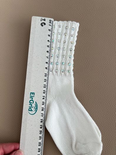Irish dance diamonds socks size 13-2 UK
