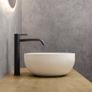 Matt White Countertop Washbasin Image 4