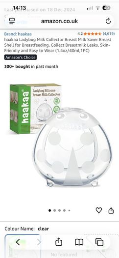 ladybug Silicone Breast Milk Collector