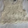 topshop size 8 lace top with scallop ending Image 2