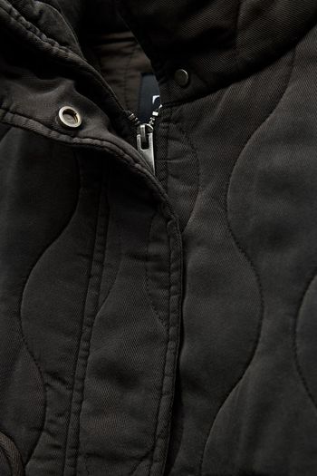 ZARA Padded Quilted Jacket Charcoal Size S!