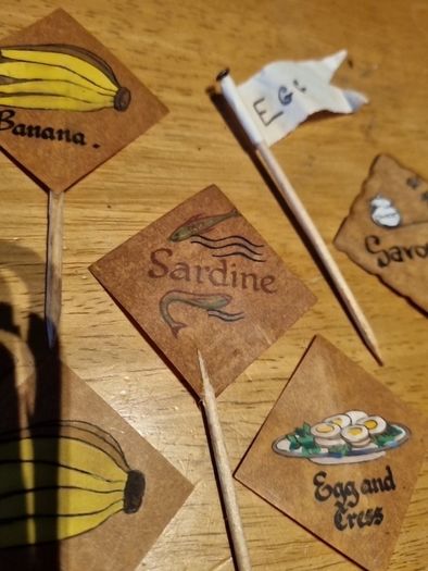 Vintage 1950s/ 60s Sandwich Markers