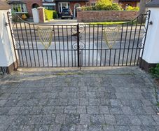 Entrance Iron Gates 9ft