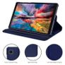 For Samsung Galaxy Tab A11 Tablet Case 360 Rotating PU Leather Cover - Blue Image 3