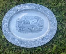 Large Victorian meat platter free postage