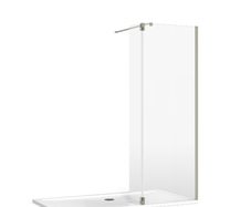 Brushed nikel Burlington recess panel  665mm