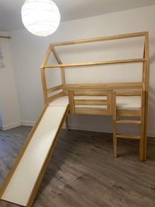 Bunk/Loft bed with slide kids