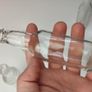 280 - Set of 4 Vintage Small Size Vodka Whiskey Gin Clear Glass Decorative Collectible Display Bottle Image 8