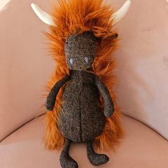 Jellycat Tweedledee Highland Cow RARE