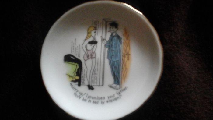 Vintage Naughty Pin Dish
