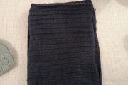 Women navy scarf FTG