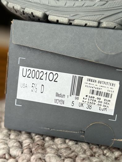 New Balance 2002R Grey, UK 5 / EU 38