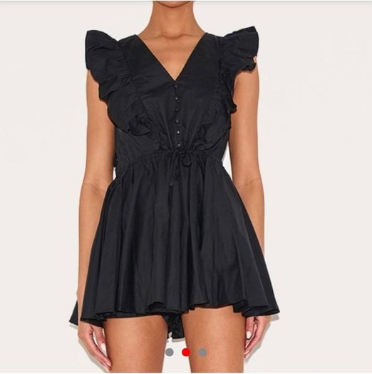 Black playsuit