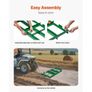 Drag Harrow, 4 ft Heavy Duty Tow Behind Drag Harrow with Adjustable Bars & 72 in Chain, Driveway Grader Landscape Rake for ATV, UTV, Tractor Image 5