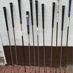 Titleist, Cobra & TaylorMade Golf Club Set with Callaway Golf Bag