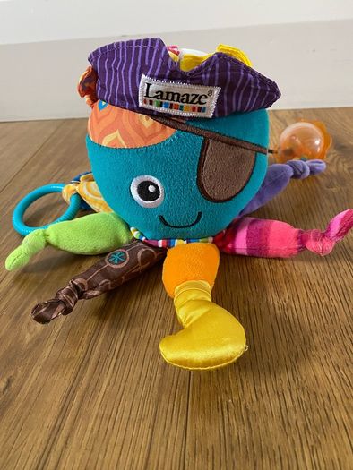 Lamaze Pirate Octopus Sensory Chime Rattle Toy