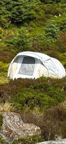 inflatable 4 person camping tent