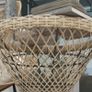 Coffee Table Side Table Boho Design, Glass Top, PE Rattan, 45 cm x 45 cm x 52 cm, Natural Image 5